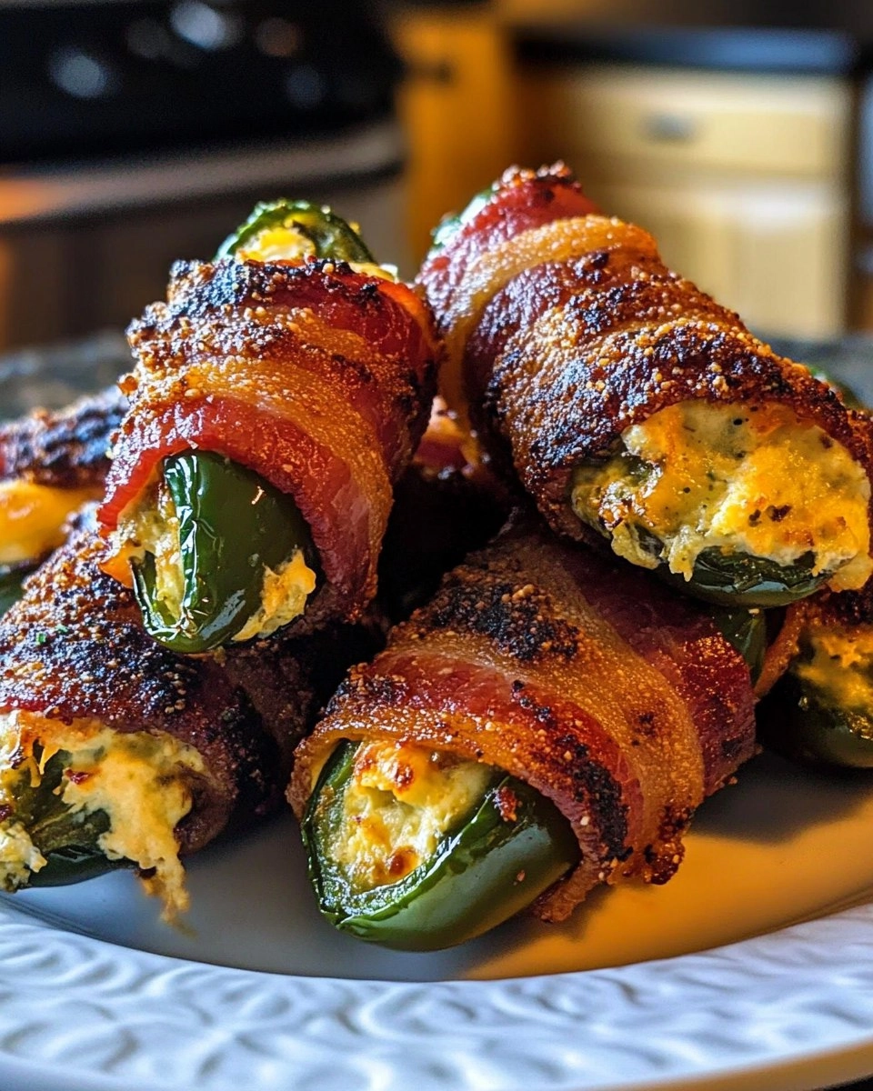 Bacon-Wrapped Jalapeño Poppers