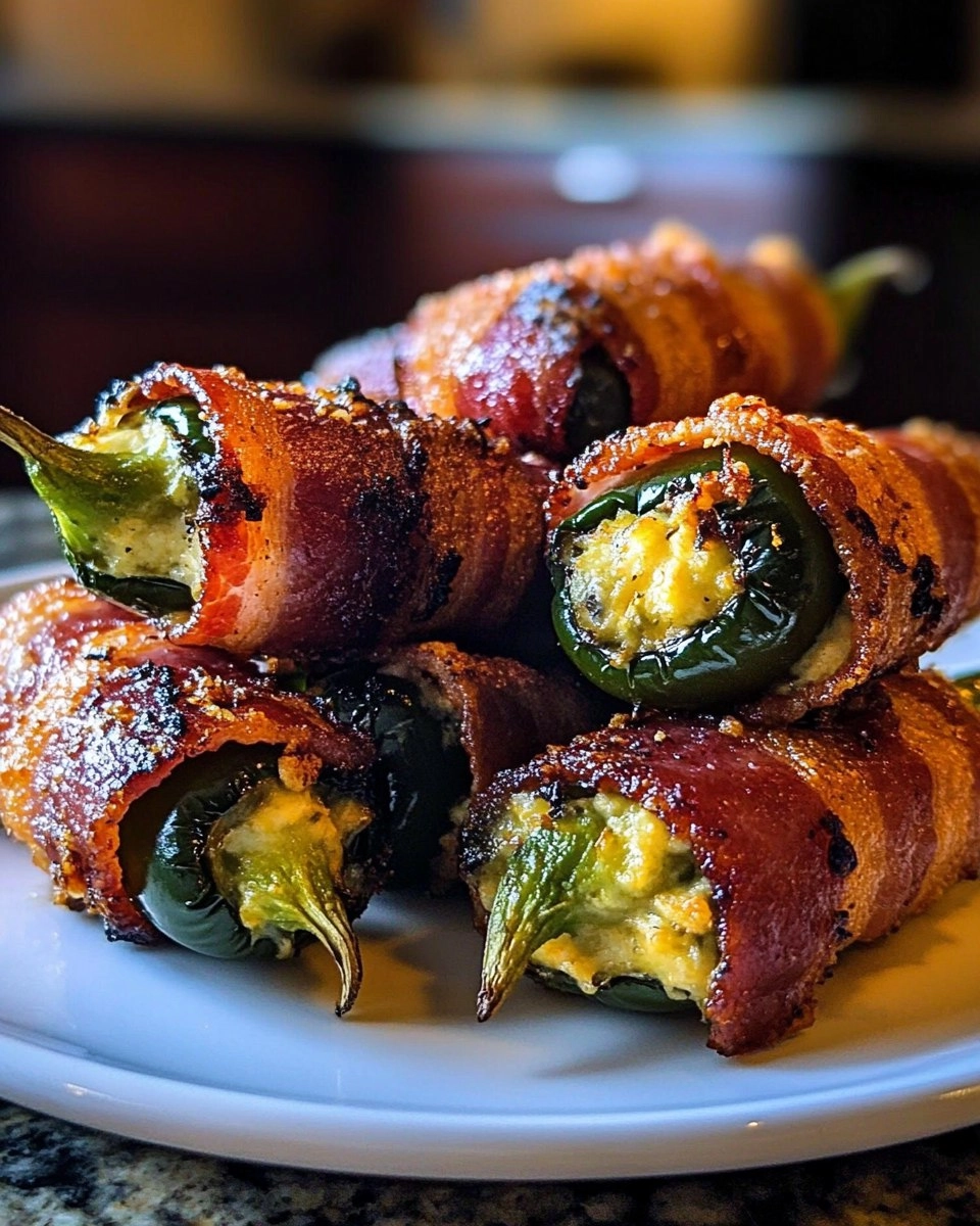 Bacon-Wrapped Jalapeño Poppers