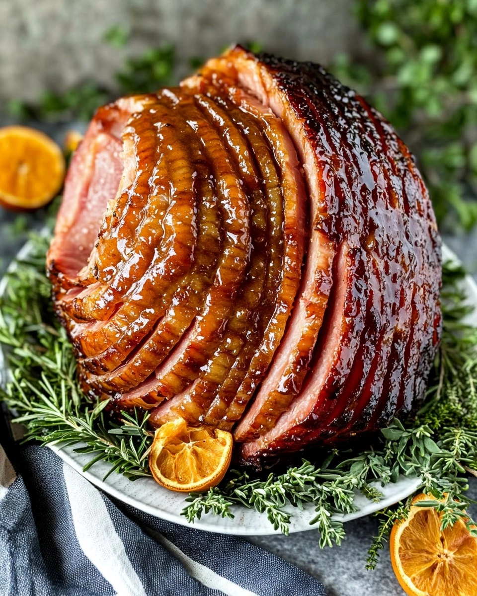 Baked Ham with Brown Sugar Glaze 102 Baked Ham with Brown Sugar Glaze