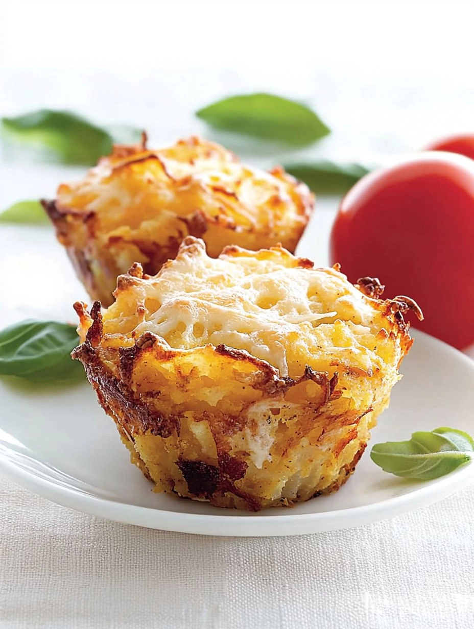 Baked Parmesan Hash Brown Cups