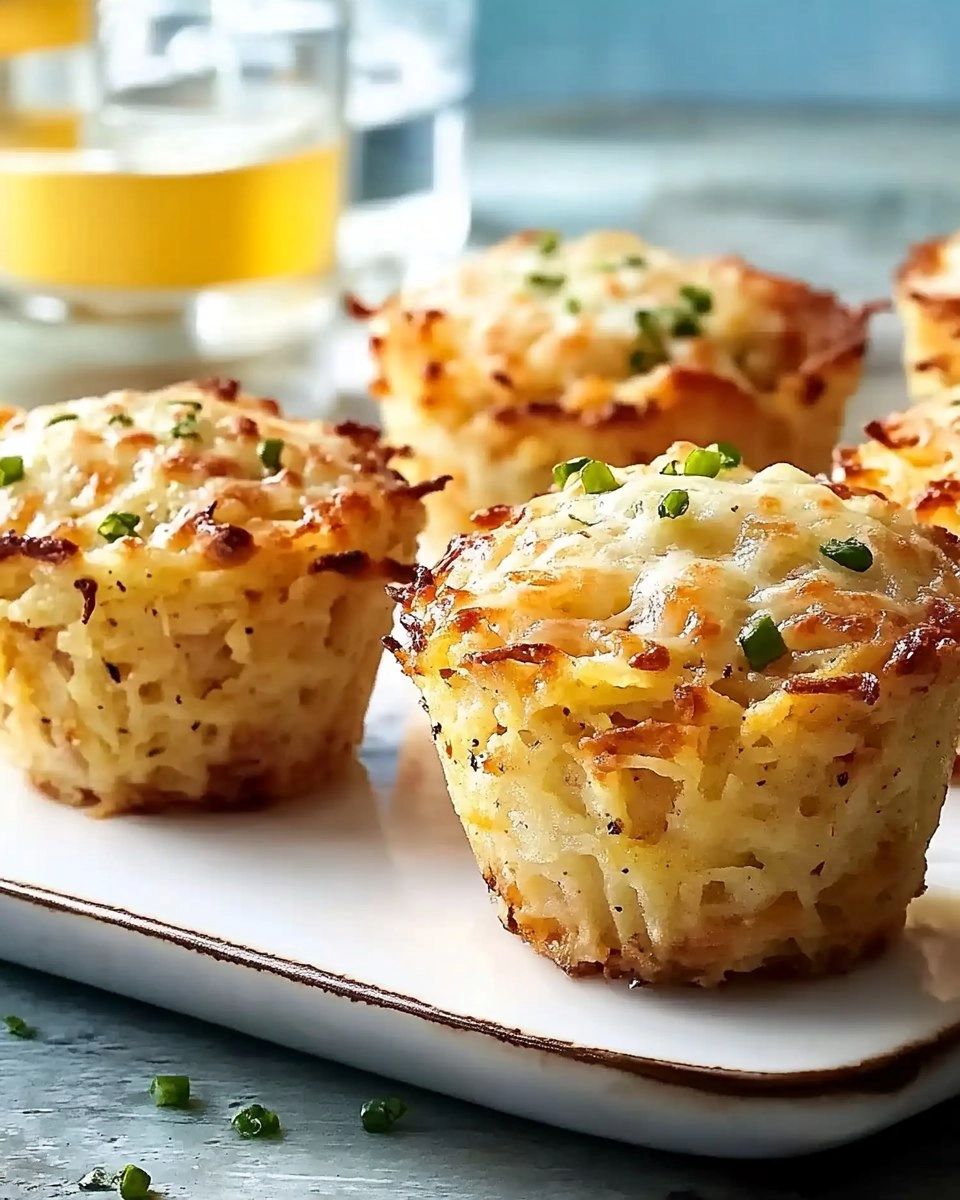 Baked Parmesan Hash Brown Cups