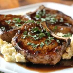 Balsamic Pork Chops with Cauli Mash 88 Balsamic-Pork-Chops-with-Cauli-Mash-Recipe
