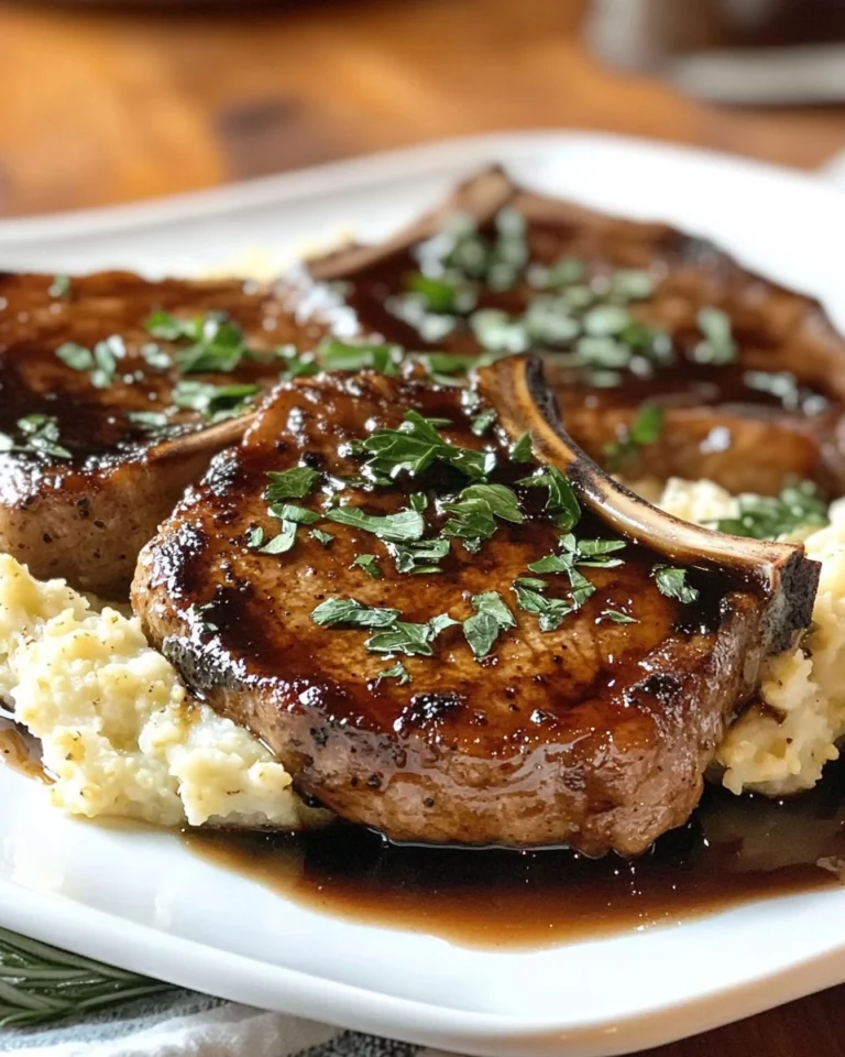 Balsamic-Pork-Chops-with-Cauli-Mash-Recipe
