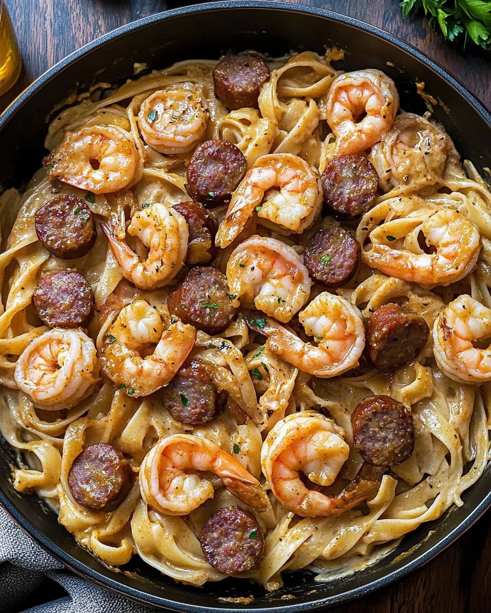 Cajun-Shrimp-and-Sausage-Pasta-Recipe