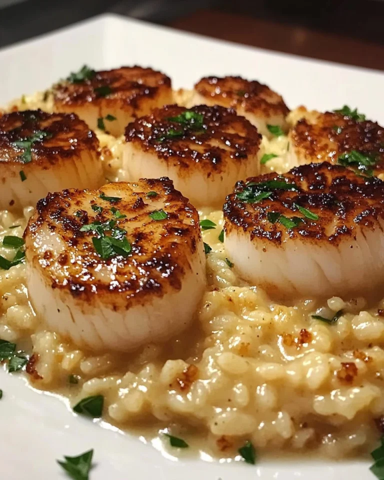 Champagne-Risotto-with-Brown-Butter-Scallops-Recipe