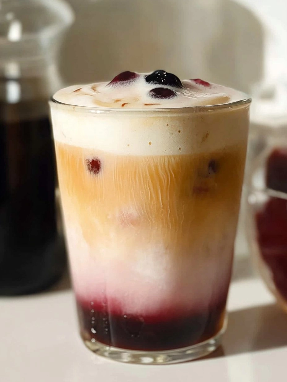 Cherry Vanilla Iced Latte
