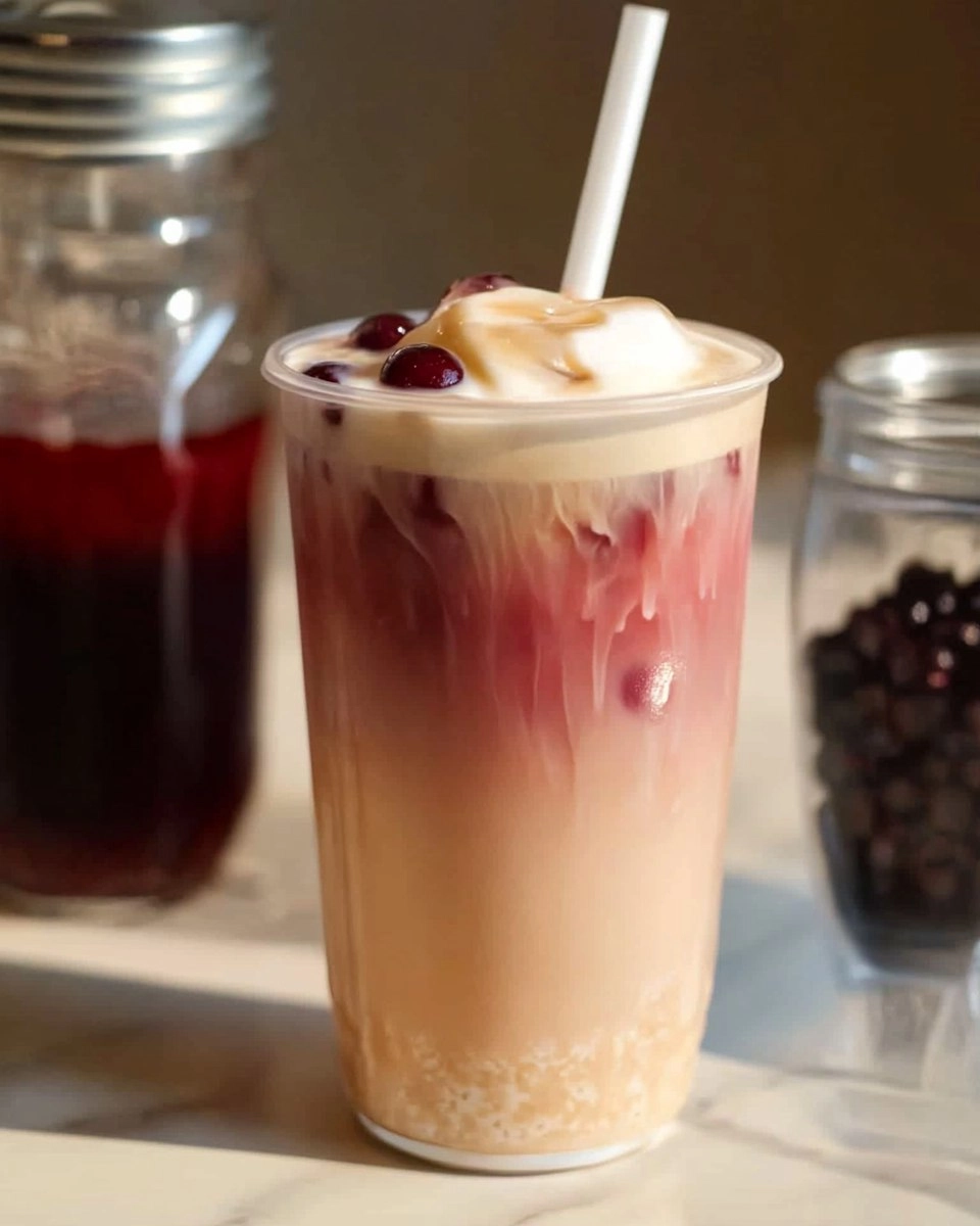 Cherry Vanilla Iced Latte
