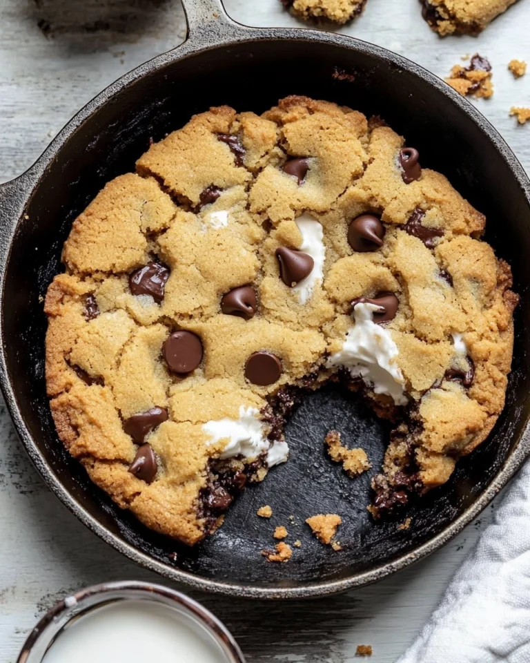Chewy-Gooey-Chocolate-Chip-Skillet-Cookie-Recipe