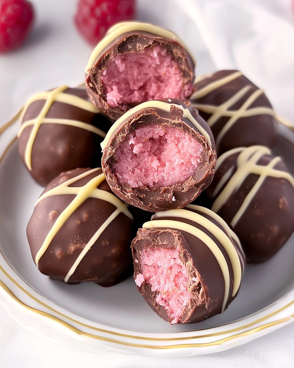 Chocolate Raspberry Truffles