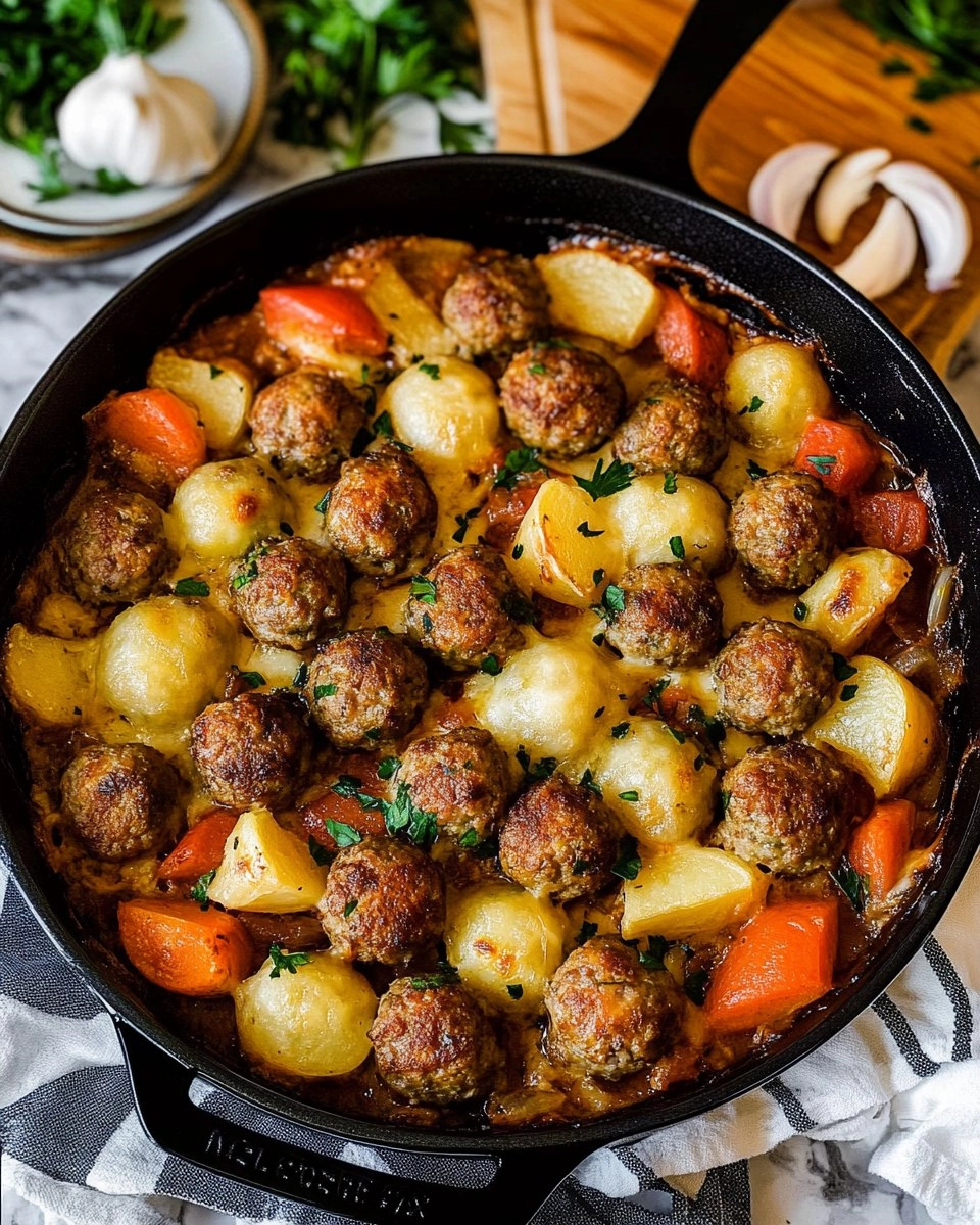 Classic Meatball Casserole 
