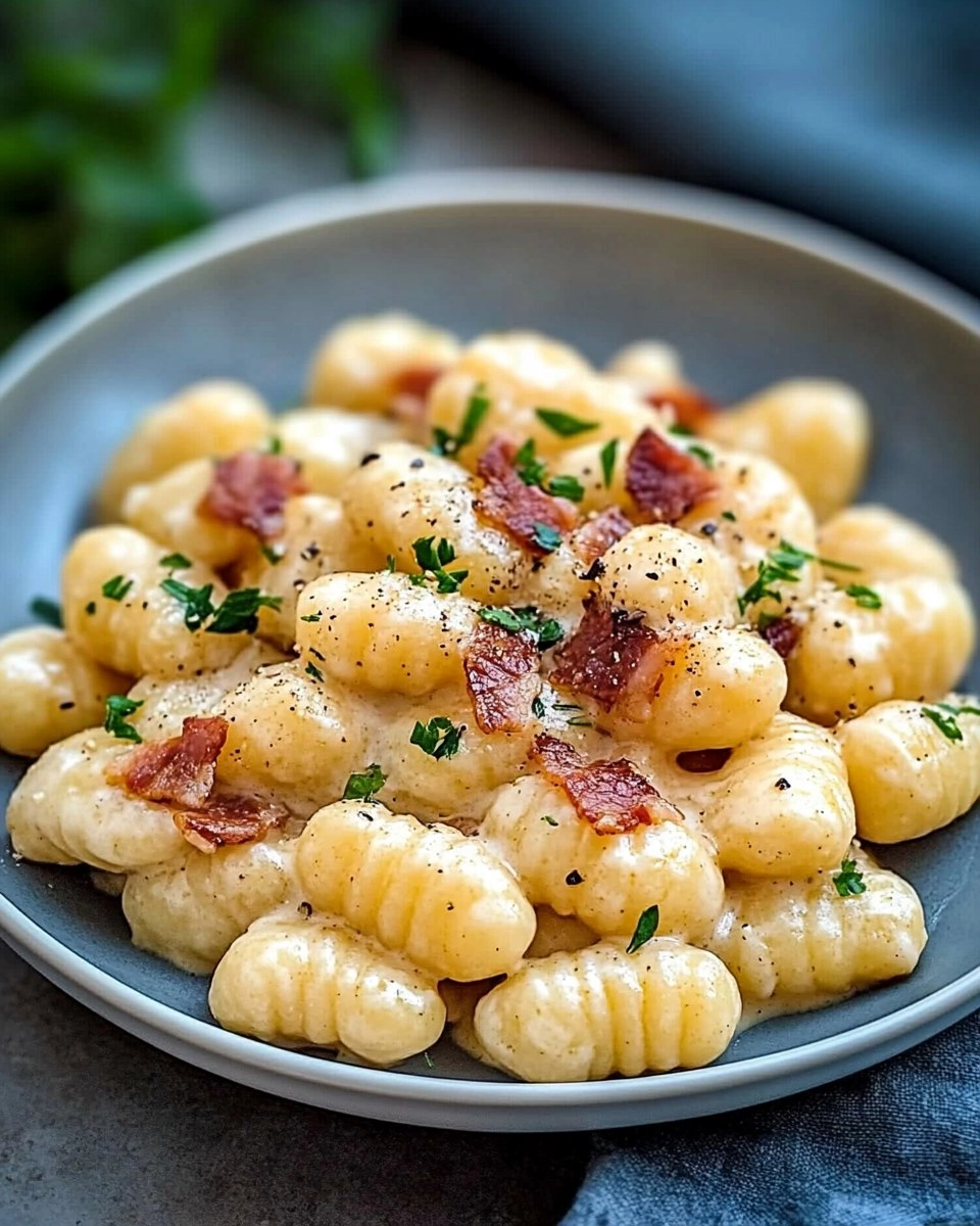 Creamy Pancetta Gnocchi 105 Creamy Pancetta Gnocchi