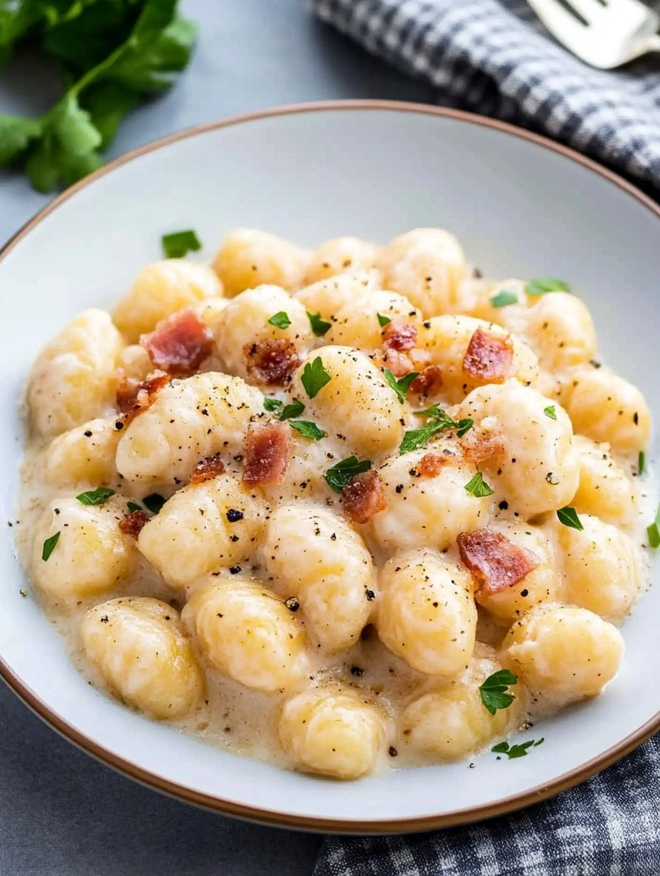 Creamy Pancetta Gnocchi 106 Creamy Pancetta Gnocchi