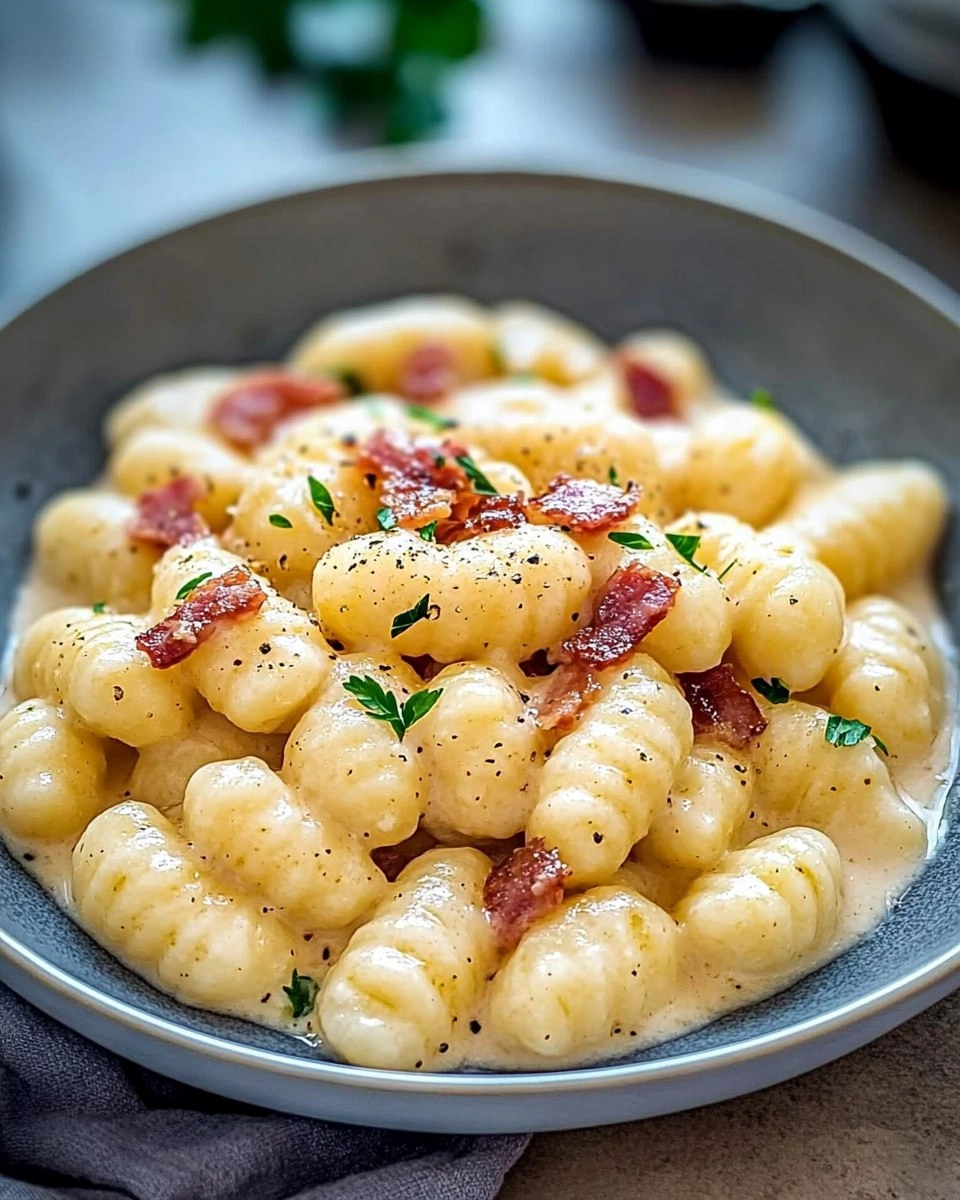 Creamy Pancetta Gnocchi 107 Creamy Pancetta Gnocchi