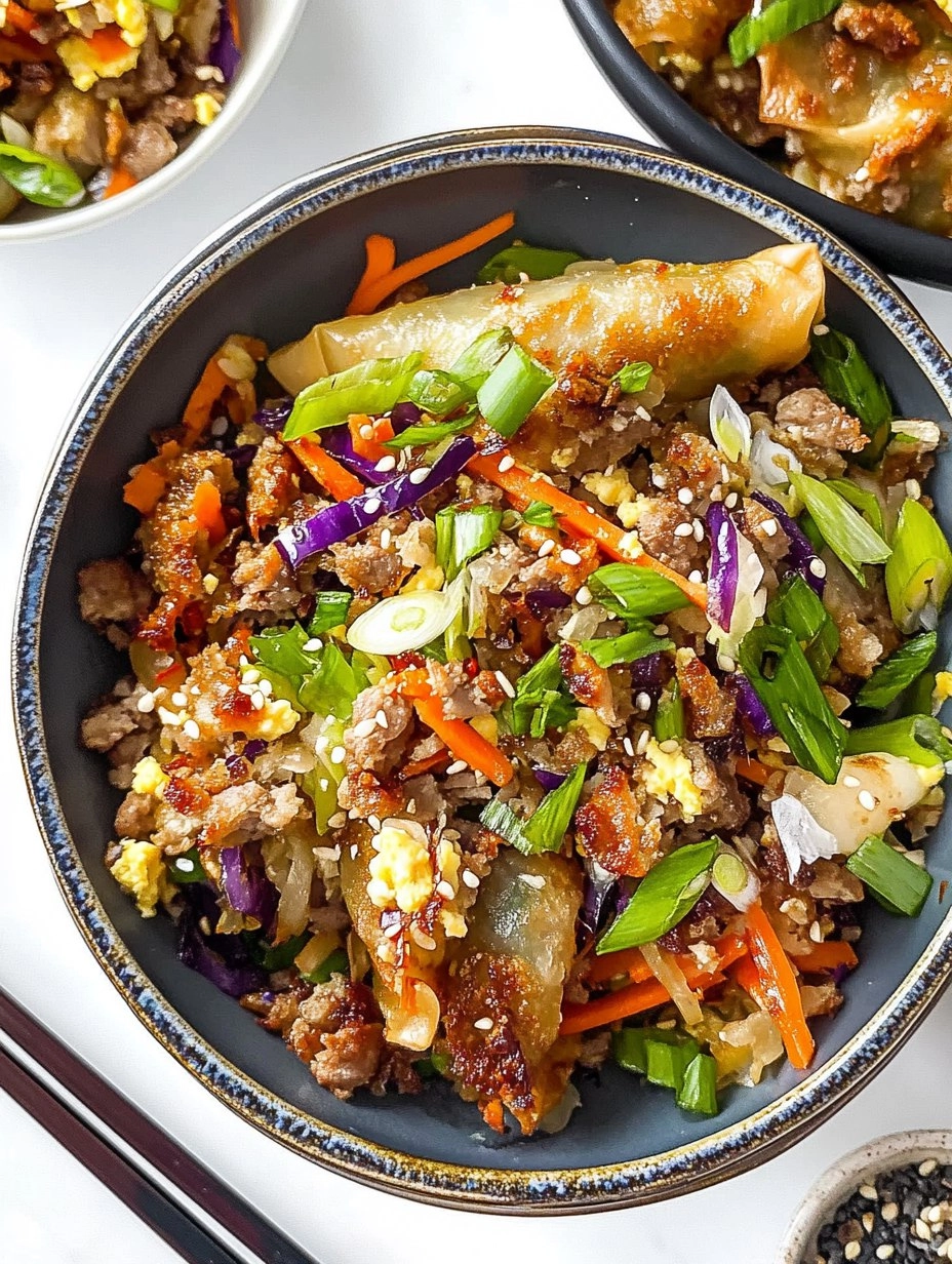 Deconstructed Egg Rolls