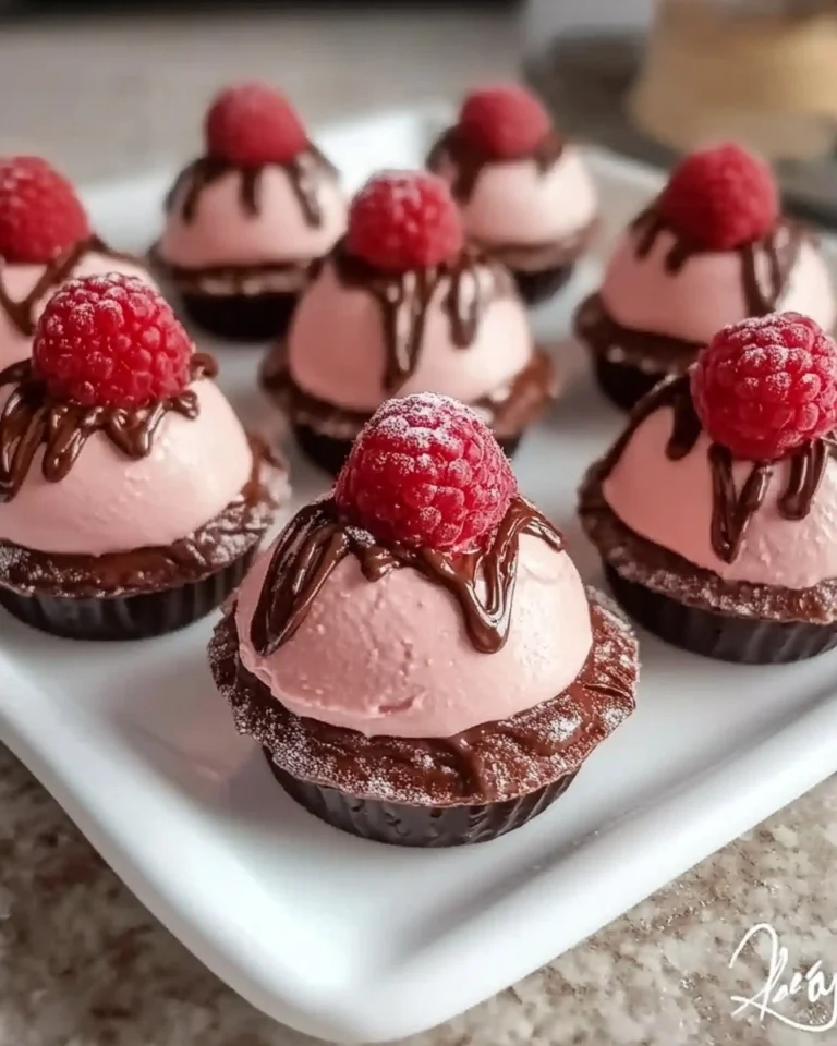 Easy-Chocolate-Raspberry-Mousse-Domes-Recipe