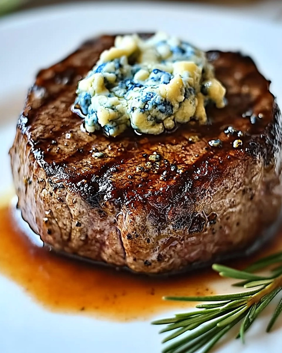 Filet Mignon with Blue Cheese Butter 115 Filet Mignon with Blue Cheese Butter