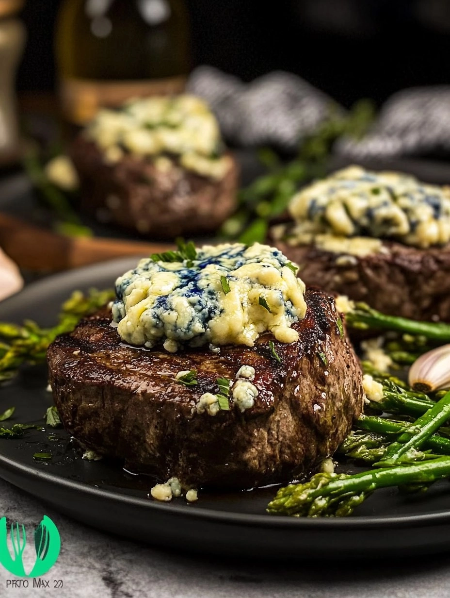 Filet Mignon with Blue Cheese Butter 116 Filet Mignon with Blue Cheese Butter