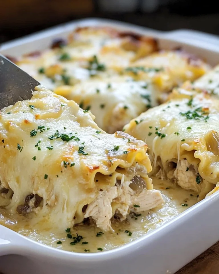 French-Onion-Chicken-Lasagna-Rollups-Recipe