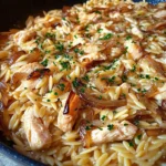French Onion Chicken Orzo 118 French-Onion-Chicken-Orzo-Recipe