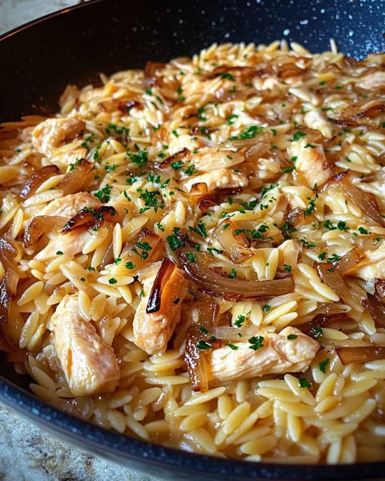 French-Onion-Chicken-Orzo-Recipe