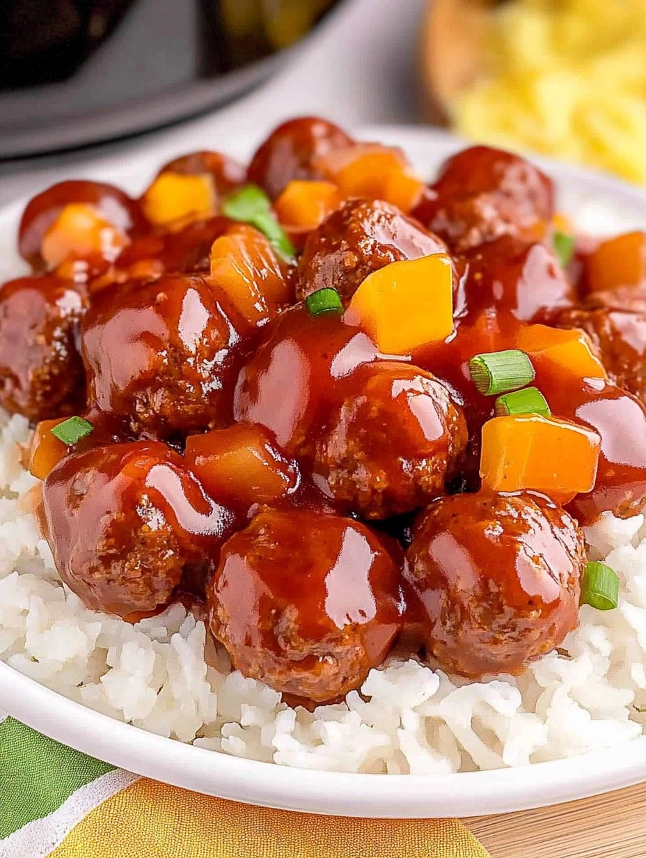 Haelthy Crockpot Hawaiian Meatballs 81 Haelthy Crockpot Hawaiian Meatballs