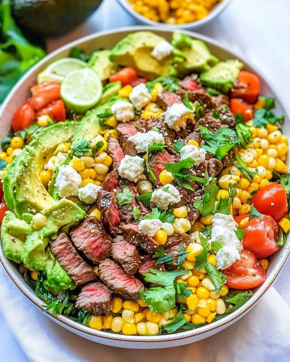 Healthy Steak Avocado Corn Bowl