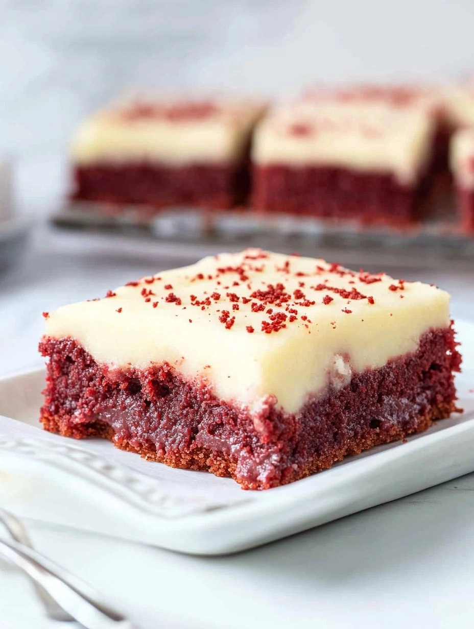 Red Velvet Cookie Bars