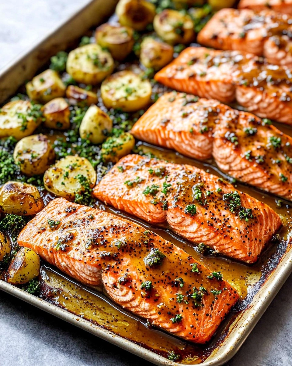 Sheet-Pan Honey Mustard Salmon 115 Sheet-Pan Honey Mustard Salmon