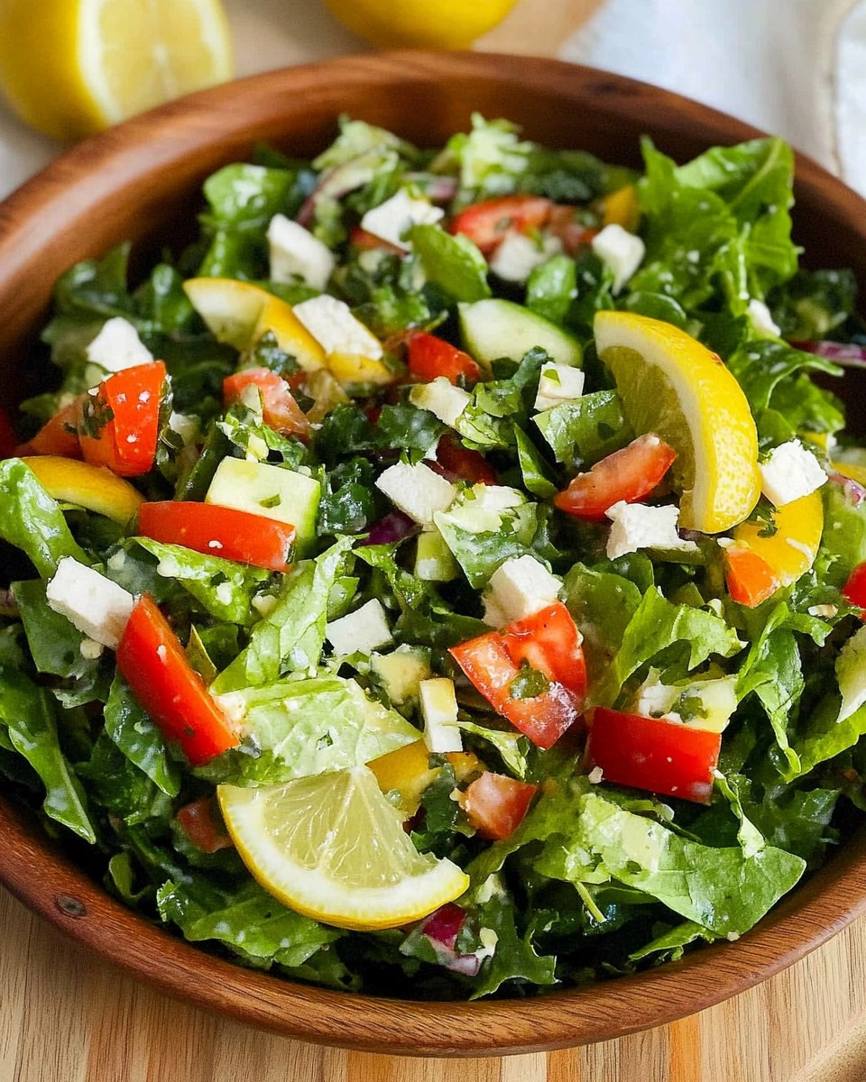Spring Green Salad | Fresh Chopped Salad with Lemon Dressing 147 Spring Green Salad | Fresh Chopped Salad with Lemon Dressing