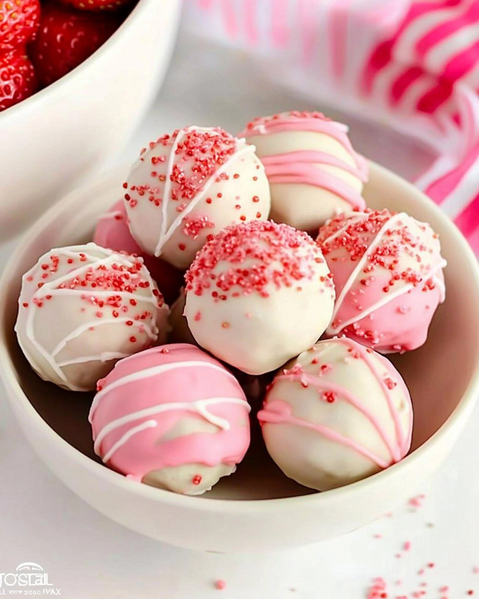 Strawberry Cake Truffles 115 Strawberry Cake Truffles