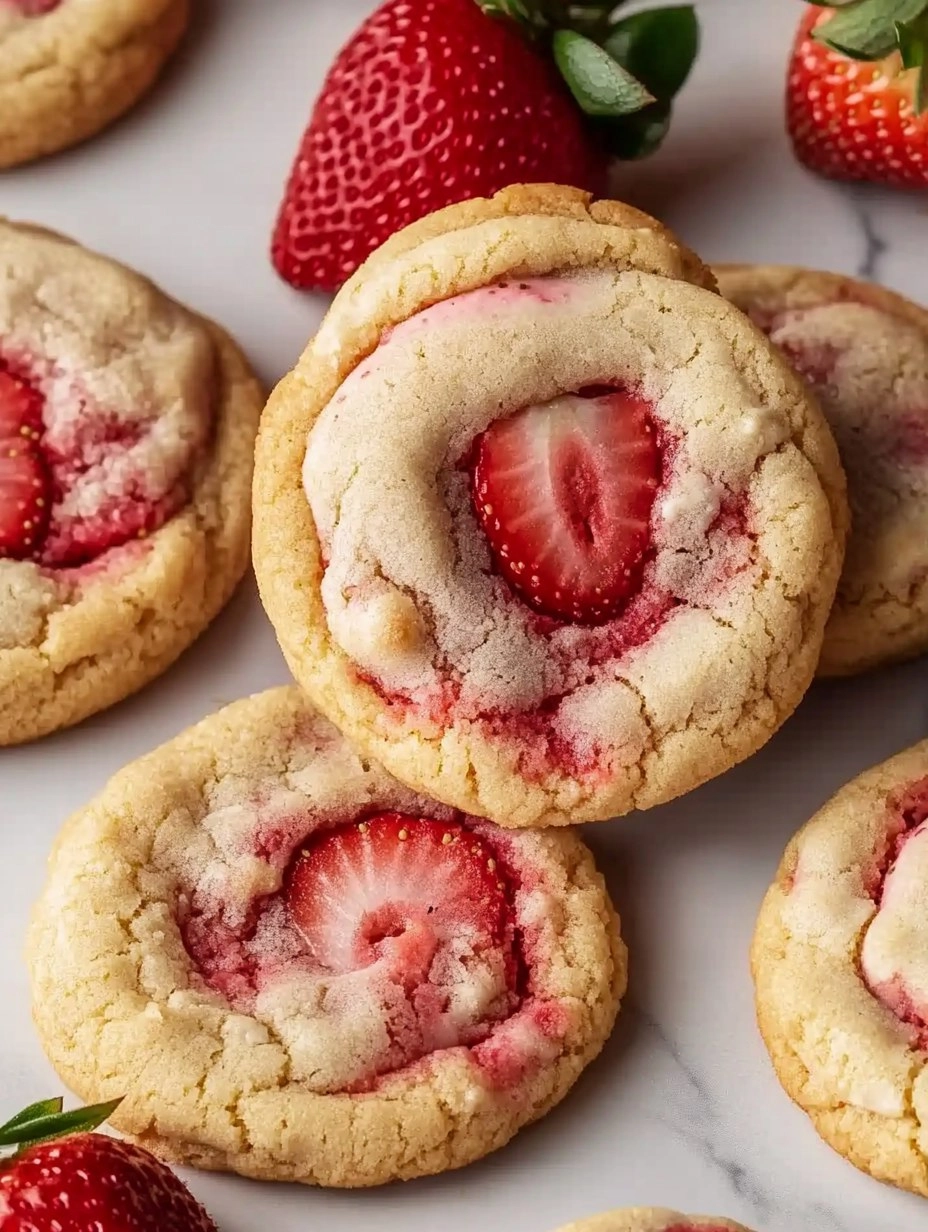 Strawberry Cheesecake Cookies 131 Strawberry Cheesecake Cookies