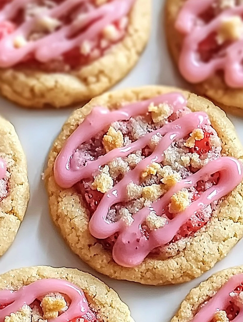 Strawberry Crunch Cookies