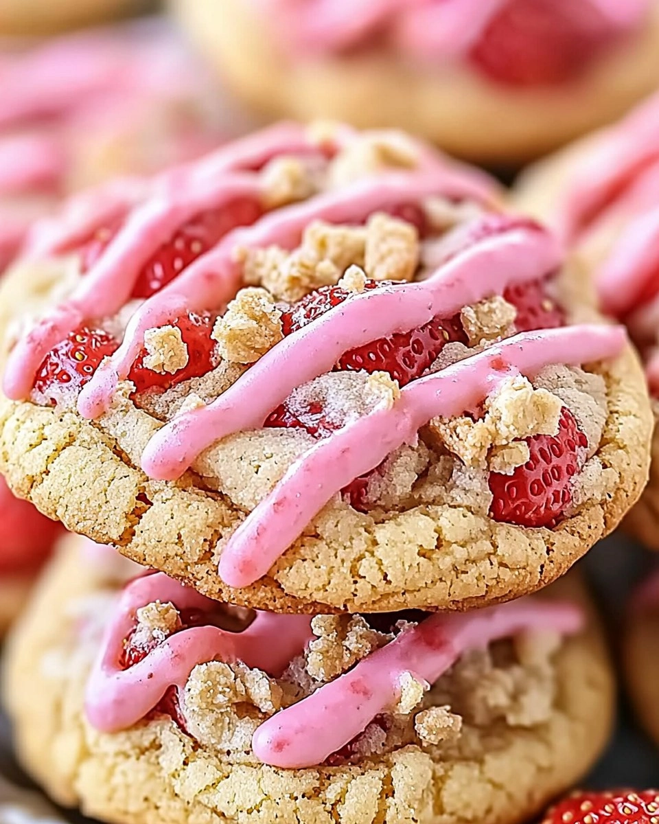 Strawberry Crunch Cookies