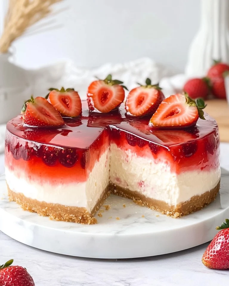 Strawberry-Jelly-Cheesecake-Recipe