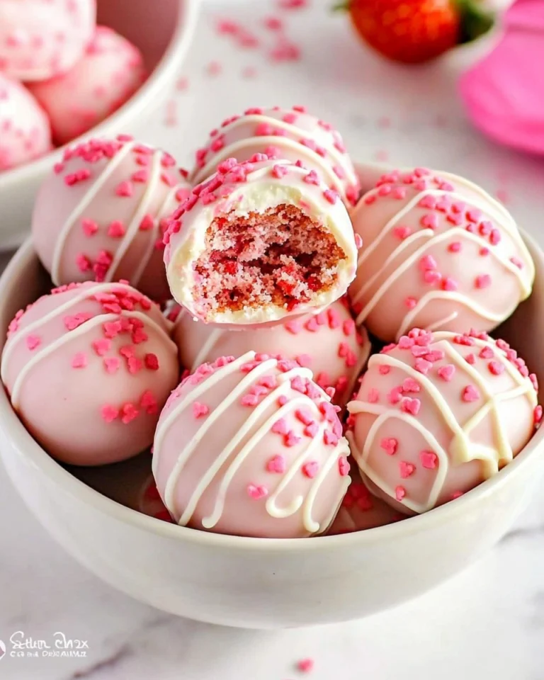 Valentine-Strawberry-Cake-Truffles-Recipe