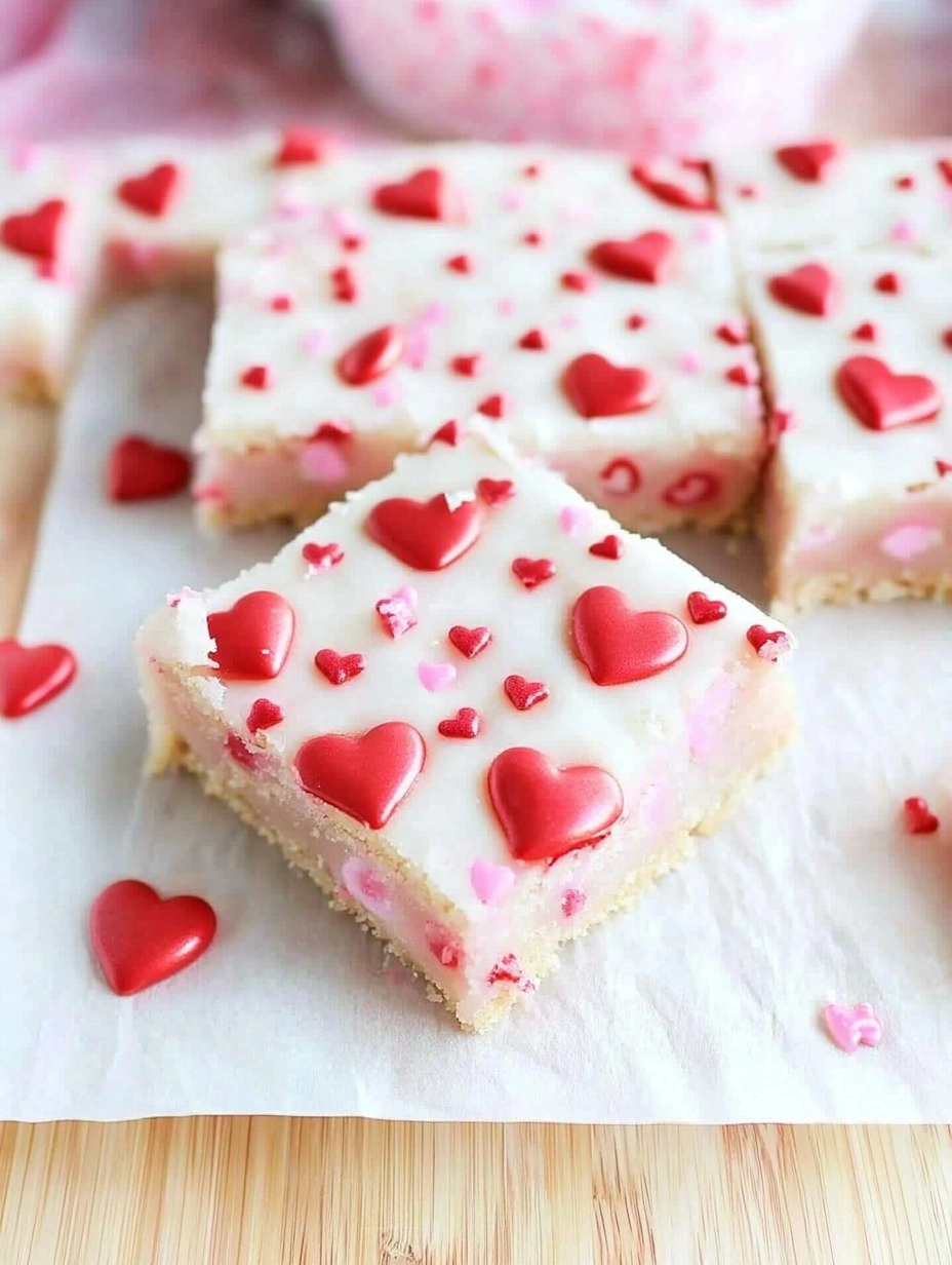 Valentine Sugar Cookie Bar