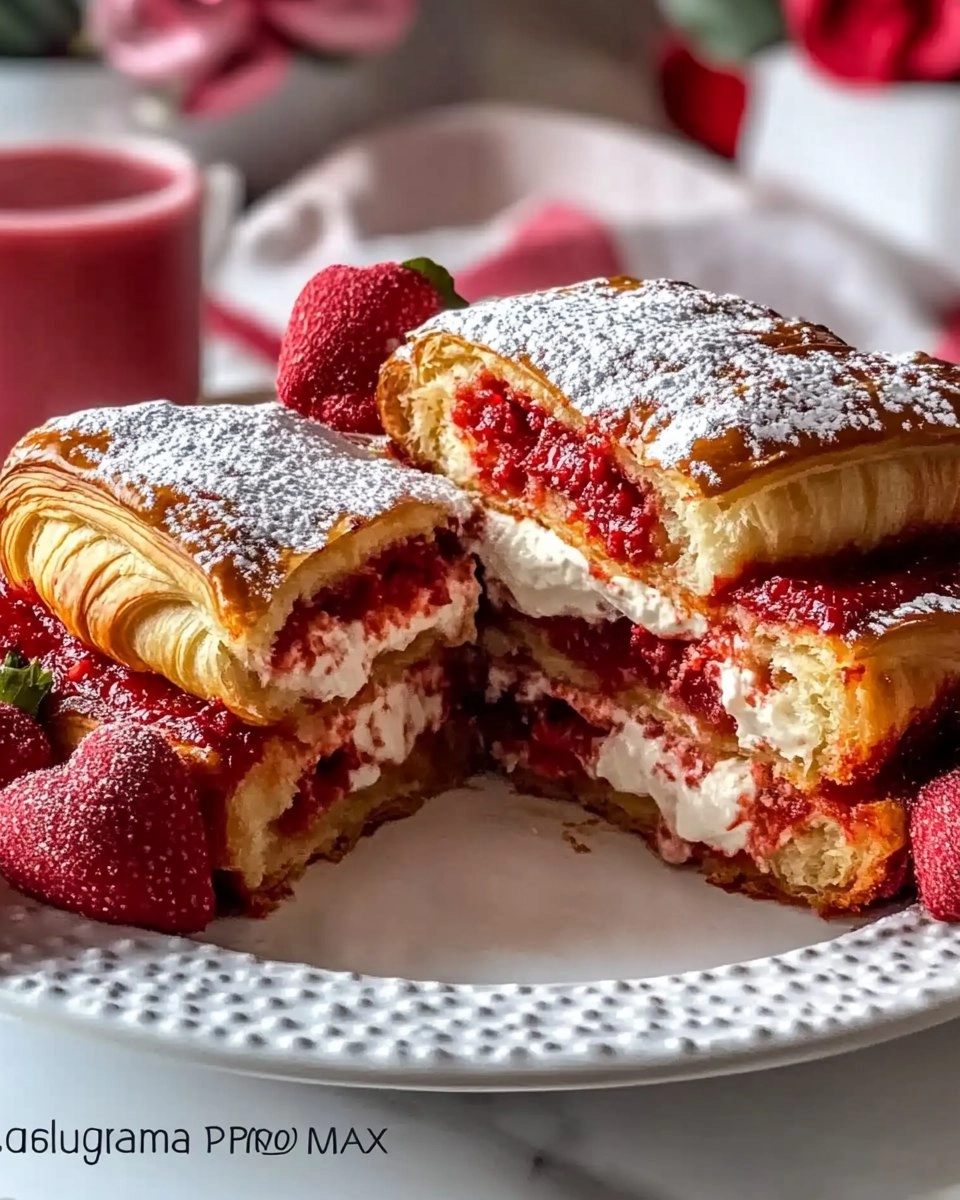Valentine's Brunch Croissant Bake