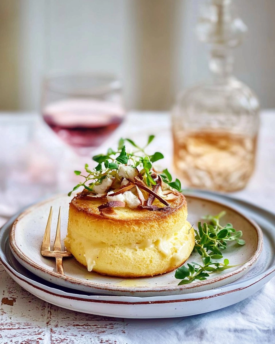 Valentine's Brunch Goat Cheese Soufflés