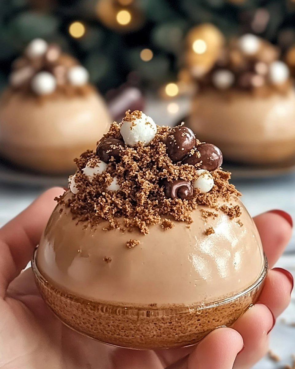 Valentine’s Day Decadent Gingerbread Latte Mousse Domes