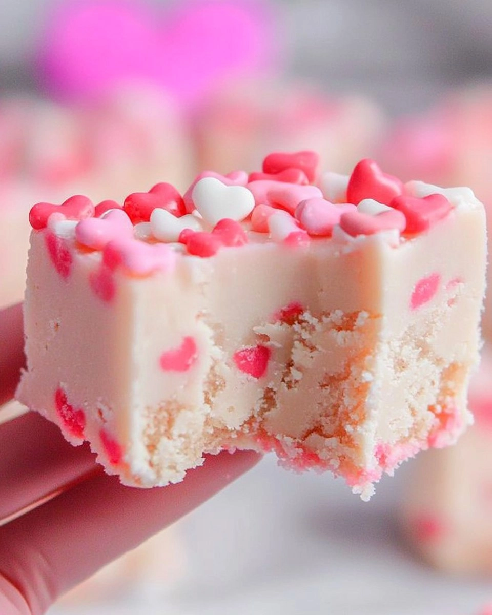 Valentine’s Day Sugar Cookie Fudge