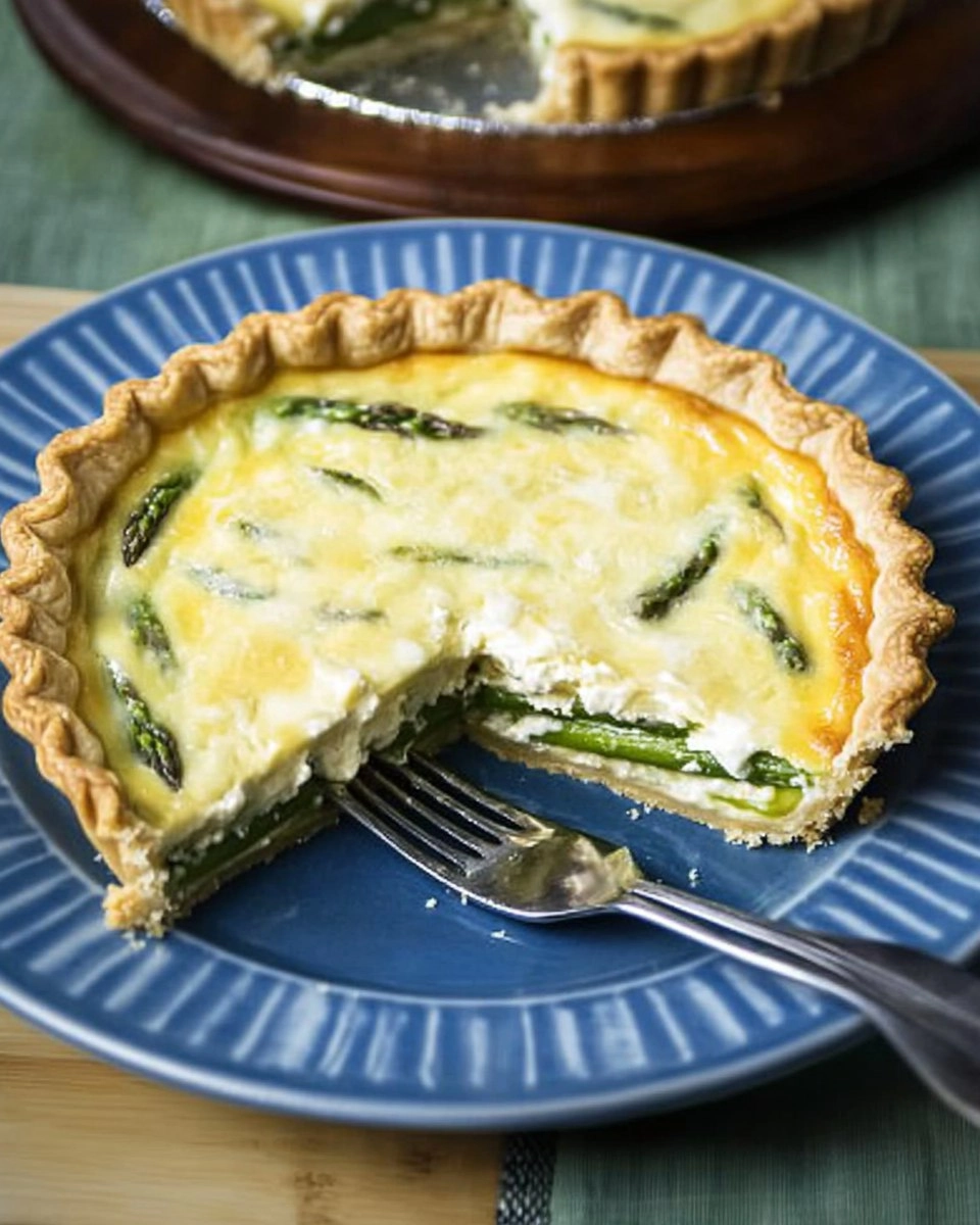 Asparagus and Gruyere Quiche | Easy Spring Breakfast