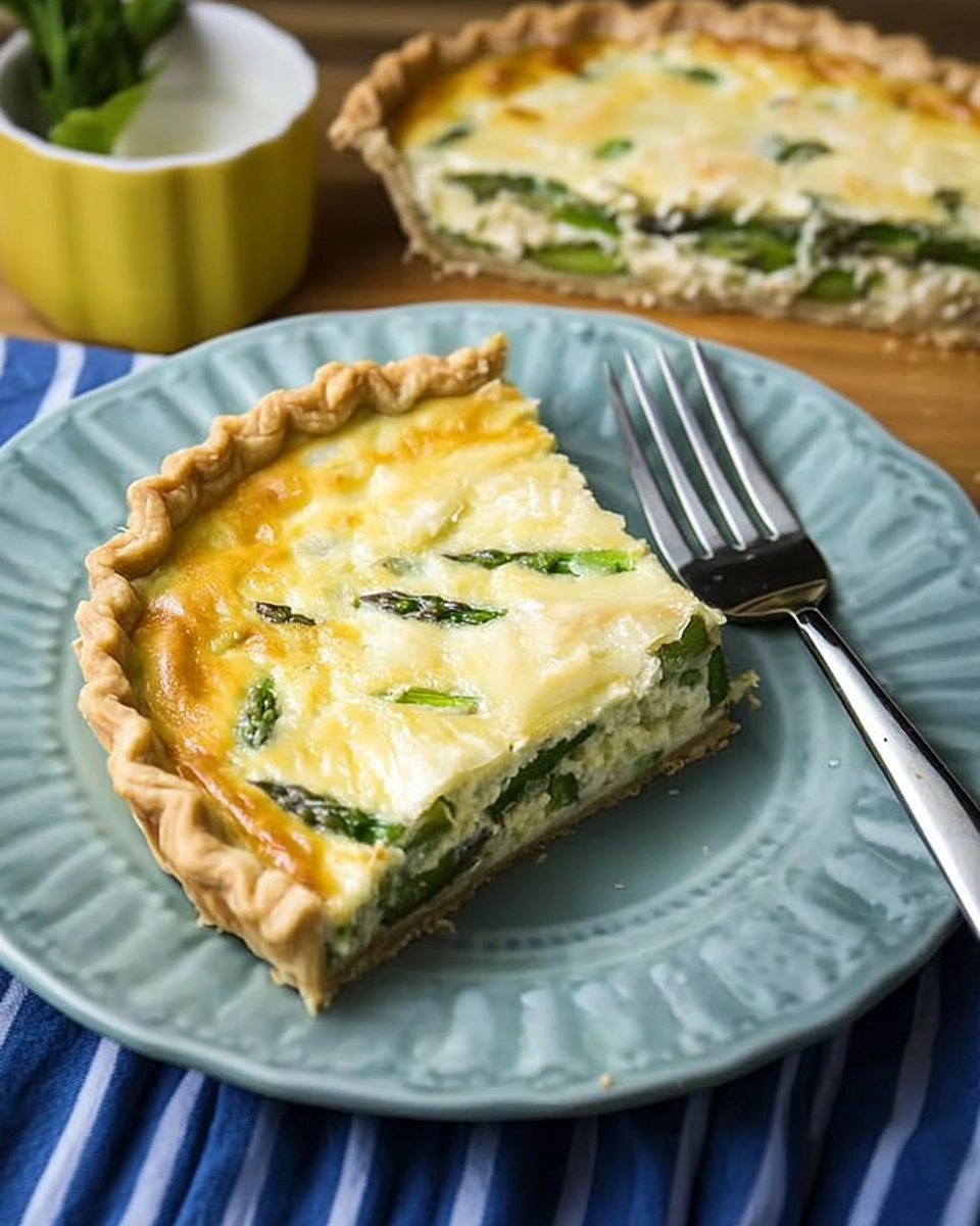 Asparagus and Gruyere Quiche | Easy Spring Breakfast