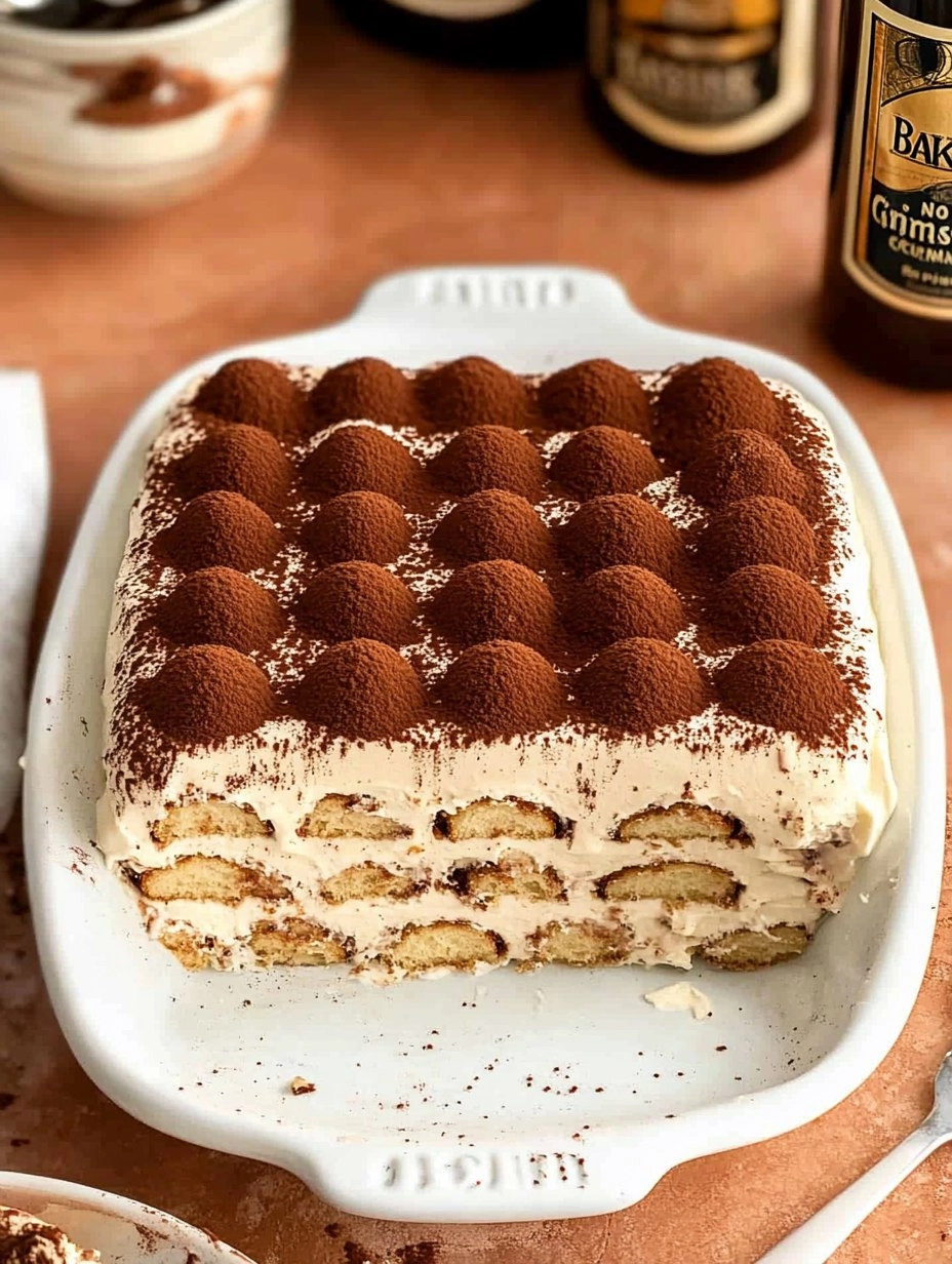 Bailey's Irish Cream Tiramisu | Easy No-Bake Dessert