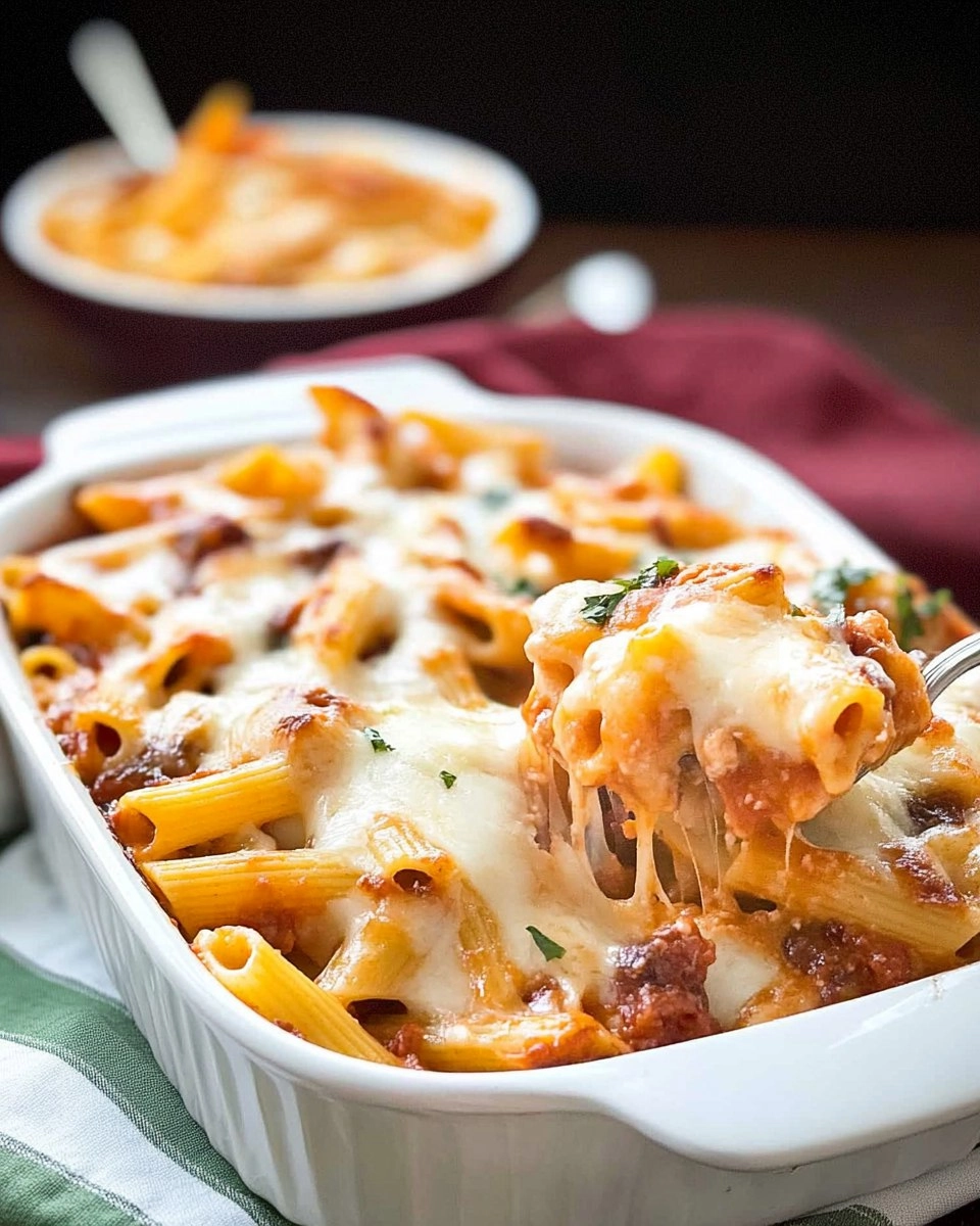Baked Penne | Cheesy Oven-Baked Pasta Casserole