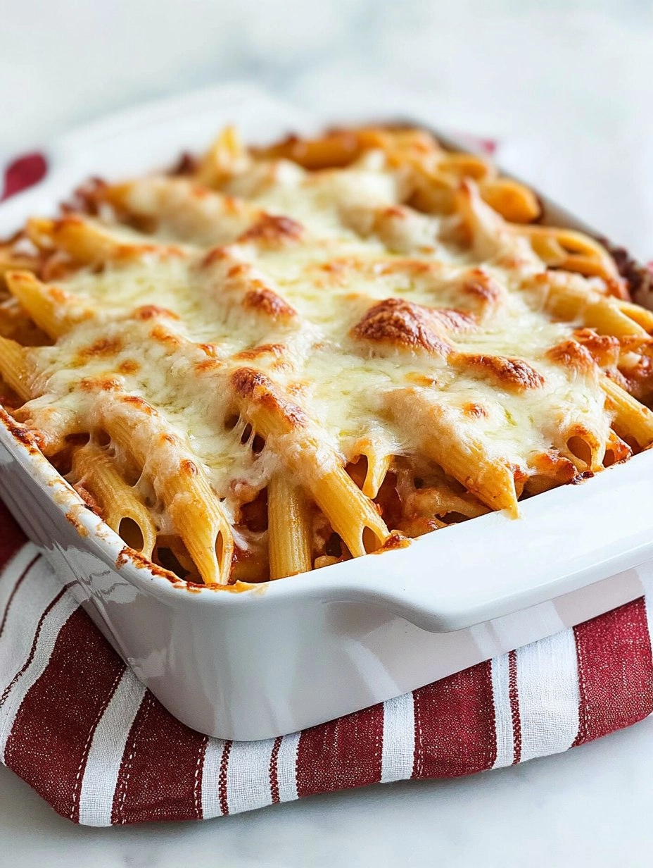Baked Penne | Cheesy Oven-Baked Pasta Casserole
