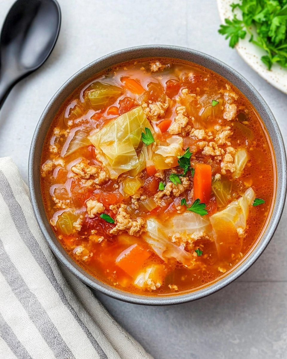 Cabbage Roll Soup (All the Flavor, No Rolling) 127 Cabbage Roll Soup (All the Flavor, No Rolling)
