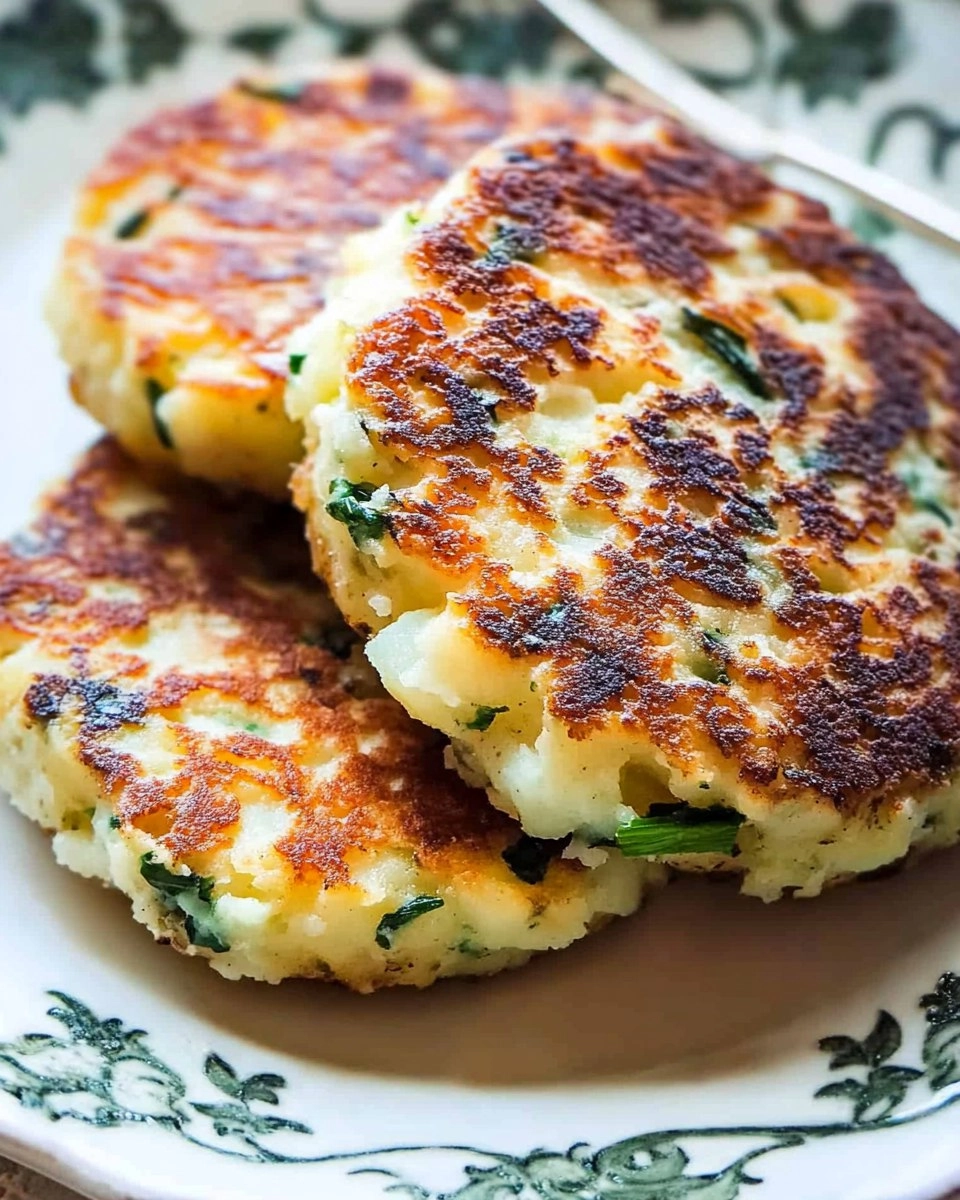 Cheesy Colcannon Potato Cakes with Scallions 95 Cheesy Colcannon Potato Cakes with Scallions