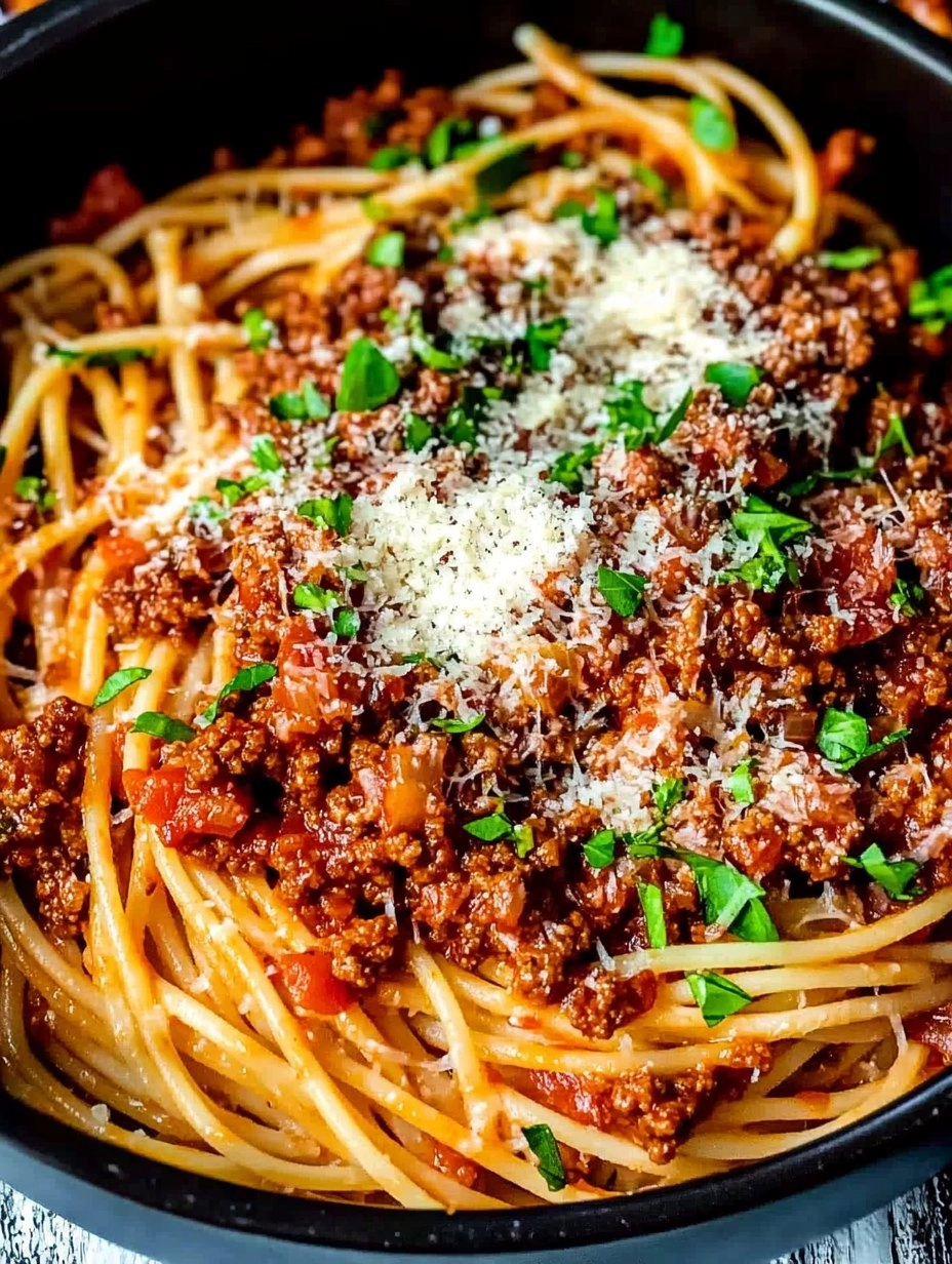 Classic Spaghetti Bolognese (Family Favorite)