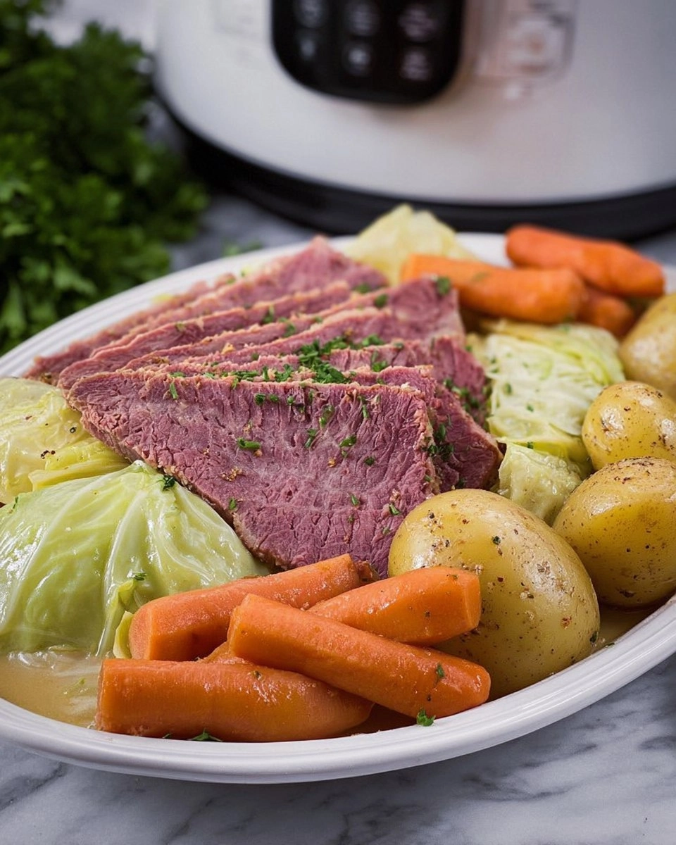 Corned Beef & Cabbage (Crockpot) 105 Corned Beef & Cabbage (Crockpot)