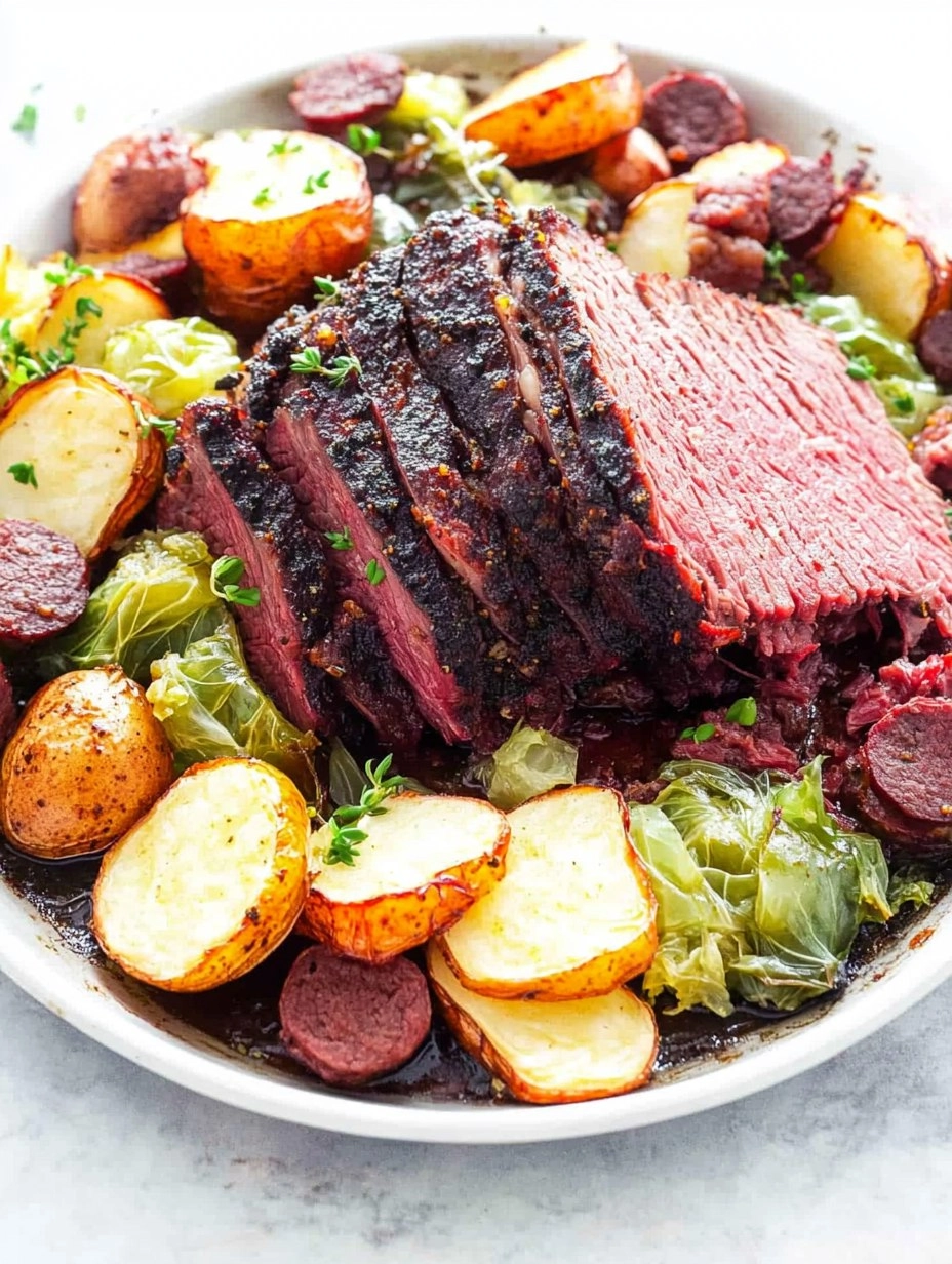 Corned Beef & Cabbage Sheet-Pan Dinner (No Boiling Pot Required)